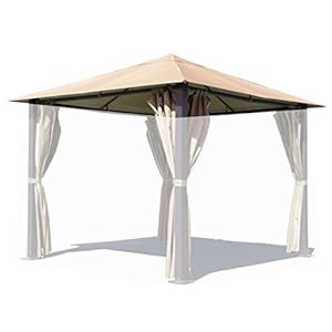 QUICK STAR vervangend dak voor paviljoen Parijs 3x3m paviljoendak zand