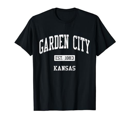 Garden City Kansas KS JS04 Vintage Athletic Sports T-Shirt