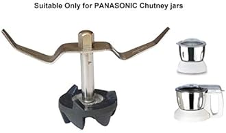 AJS spares- Small Jar Blade set with Coupler for "PANASONIC/NATIONAL PANASONIC" Mixer Griner Jars (1 Set) (Small Jar Blade set)