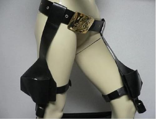 Sexy Skull and Bones Holster Belt Buckle Costume2