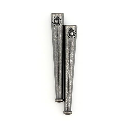 Bolo Supply Co. Helio Tips - Bolo Tie Cord Ends for Bolo Tie Making and Other Jewerly Making. (Antique Silver Finish 8 pcs)