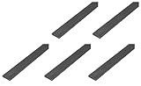 Alberts 5er Set Flachstange | Stahl | 1000 x 10 x 2 mm