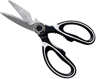 Heavy Duty Kitchen Scissors, Sharp Multi-Tool Utility Stainless Steel Kitchen Scissors, Easy Grip Kitchen Shears for Chicken, Poultry, Fish, Meat, Vegetables, Herbs, BBQ, Bones and Nuts