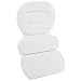 Soft Luxurious Foam Padded Large White Spa Bath Pillow / Hot Tub Head & Back Cushion