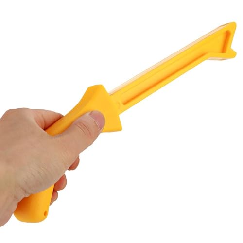 DEWIN Safety Fresher, Push Stick Yellow Wood Safety Saw Push Stick for Router Blade Work Board Carpentry