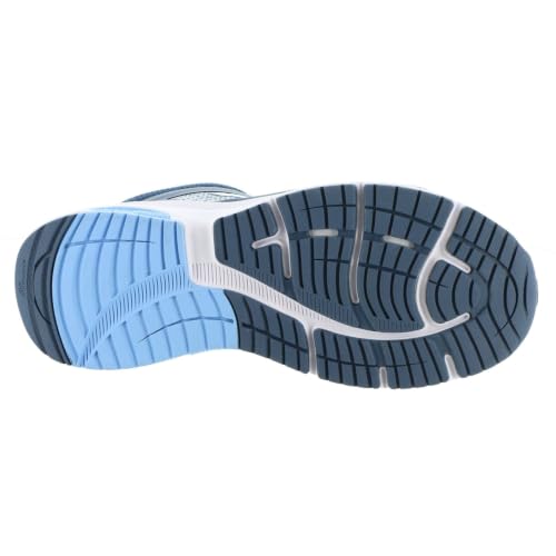 Image of New Balance Women's 847 V4 Walking Shoe, Light Aluminum /Vintage Indigo /Team Carolina, 9 N US