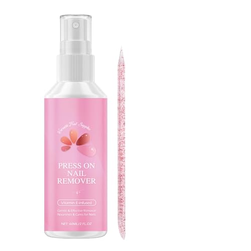 Solvente Per Colla Unghie Finte, Press On Nail Remover, Rimuovi Colla Per Unghie Finte Tipo A Spinta, Rimozione Delicata Per Unghie Finte Colla Per Unghie, Rimuovi Facile E Rapido Per Colla, 60ml