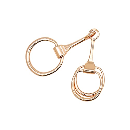 Cualque Anneaux de boucle de cravate pour femme, style triangle plaqué cheval, pour écharpes, écharpes, châles, t-shirts, accessoires décoratifs, one...