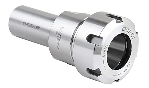 Tige d'extension ER32 Accusize en alliage d'acier robuste longueur 5 cm queue droite