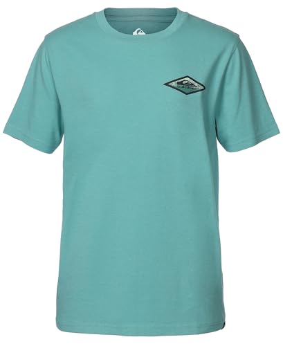 Image of Quiksilver Boys' Short Sleeve Logo Graphic T-Shirt, Soft & Comfortable, Regular Fit