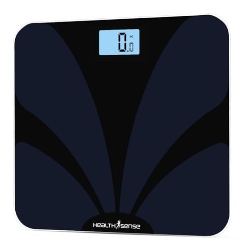 Image of HealthSense Weight Machine for Body Weight| Digital Weighing Scale for home with Step-On Technology,Tempered Glass, Room Temperatur LCD Display,180kg Capacity & 1-Year Warranty| Dura-Glass PS115 Neo