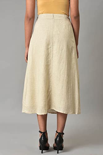 W for Woman W Pure Cotton Midi Skirts for Women | Pure Cotton Skirts for Women