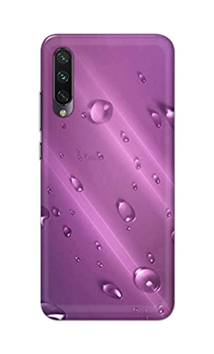 Image of PRINTFIDAA Water Bubbles in Lilac Background Printed Designer Hard Back Case Cover for Xiaomi Mi A3 / Mi CC9e -(TI) MVN1005