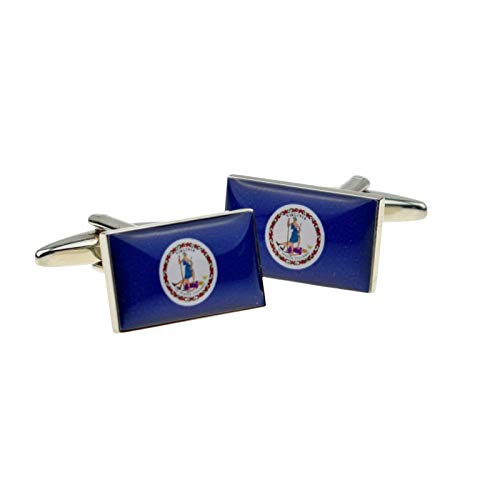 Mancuernillas RGT Hombre Bandera Virginia Talla Única miniatura 1