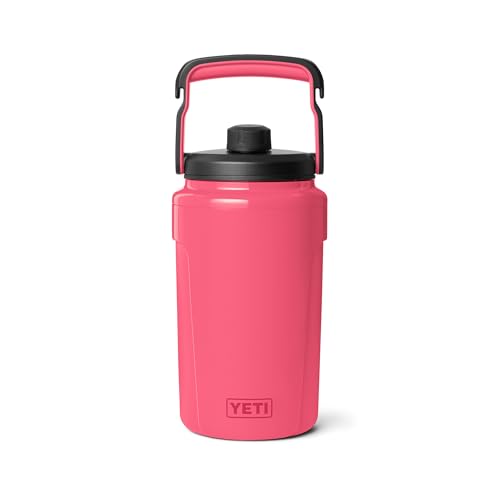 YETI Silo Half Gallon Insulated Chug Cap Water Jug – Leakproof, Lightweight Sports Bottle with Fence Hook Handle – Keeps Drinks Ice-Cold – Ideal for Gym, Sports & Tournaments, Tropical Pink - image 1