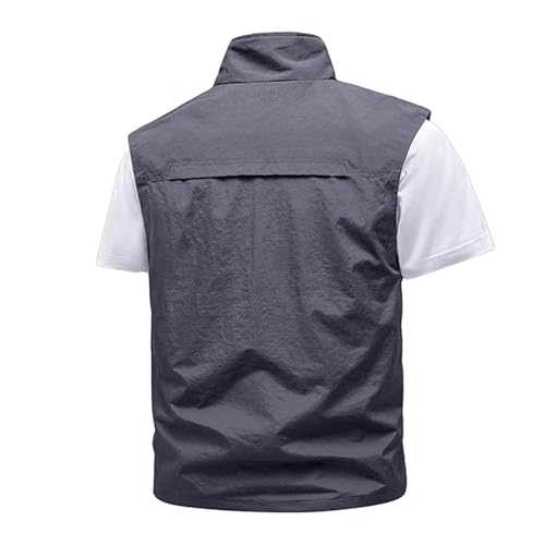 Chaleco softshell para hombre ropa exterior senderismo y viaje ligero 2