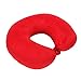 partenaire de voyage Taie d'oreiller en forme de U en forme d'oreiller en peluche for avions de voyage extérieur coussin d'oreiller molle for protéger le cou et la colonne cervicale pour voiture, avio