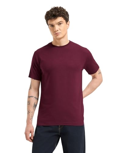 Image of Wellbi Bamboo Men's Tshirt - Ultra-Soft, Breathable & Sustainable | Premium Cotton Blend for Supreme Comfort | Stylish & Eco-Friendly T-Shirt for Men | Tshirt Men Cotton