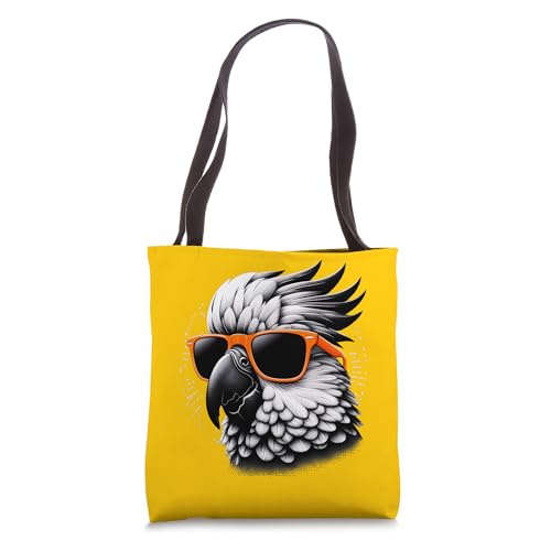 Cool Cockatoo Bird Wearing Sunglasses Graphic Art ...