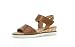 Produktbild Gabor Damen Keilsandalen, Frauen Sandaletten,Moderate Mehrweite (G),bequem,flach,Women's,Lady,Ladies,Camel (Kork/Creme),38 EU / 5 UK