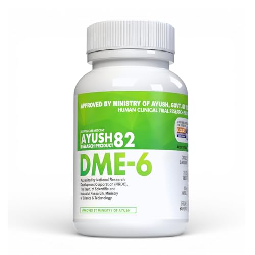 Image of Ayush 82 DME-6 | Diabetes Care Ayurvedic Medicine | Supports Healthy Blood Sugar Levels | Approved by Ministry of AYUSH | 1 Month Course, 120 Tablets