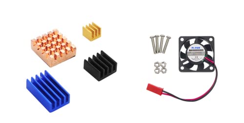 DIGISHUO Raspberry Pi 4B Model B 2/4/8GB RAM DIY Kit Case Fan SD Card Micro-SD HDMI (4G Module 8 in 1 Kit)