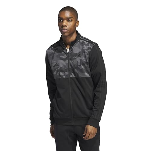 adidas Men's Essentials Camouflage Tricot Track Jacket, Black, X-Small at  Amazon Men's Clothing store