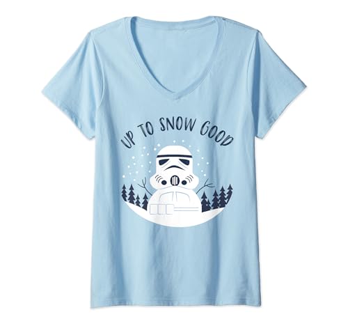 T-shirt Star Wars femme Stormtrooper Snowman idéal pour le réveillon décontracté
