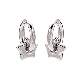 Star Hoop Earrings For Women