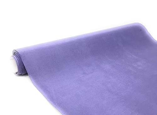 Image of Suede Fabric Wrap - Self Adhesive Film Sticker 16 x 55 Inches Silky Decal Sheet for Car Interior Furniture Upholstery DIY Elastic Stretch Peel and Stick Iris Purple