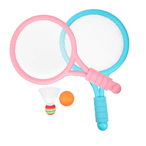 Toyvian 1 Juego De Raquetas De Bádminton para Juguetes Deportivos para Juguetes para Raquetas De Bádminton para Raquetas De Bádminton con Pelota Kit De Raqueta De Bádminton