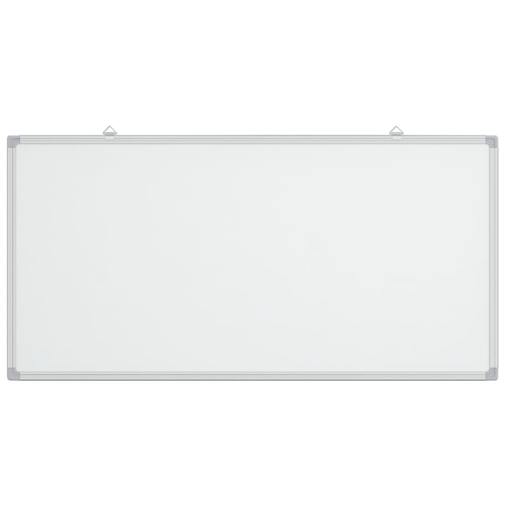 vidaXL Whiteboard magnetisch inklapbaar 200x60x1,7 cm aluminium, whiteboard, memobord, memobord keuken, white board, memo bord, magnetisch whiteboard
