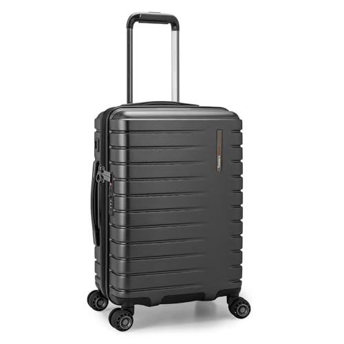 Traveler's Choice Archer Polycarbonate Hardside Luggage with Spinner Wheels, Tie Down Straps