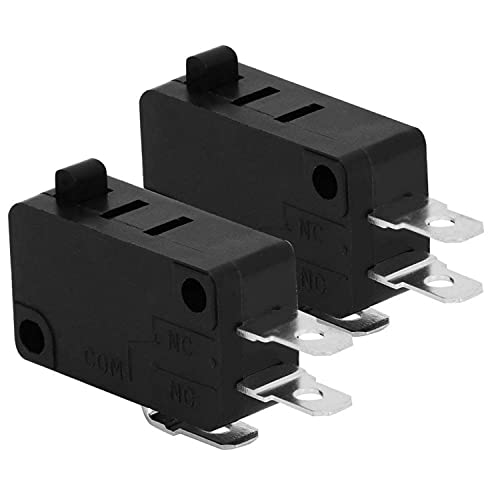 Yosoo 5E4 Times Door Switch KW3AT-16 Microwave Door Switch Microwave Oven Door Micro Switch Normally Close Switch Micro Door Relay Switch