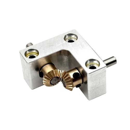 Angle Steering Small Bevel Gear Commutator 4mm Shaft 90 Degree Steerinng Corner Device 1 to 1 Transmission Reversing Gearbox Driving Change