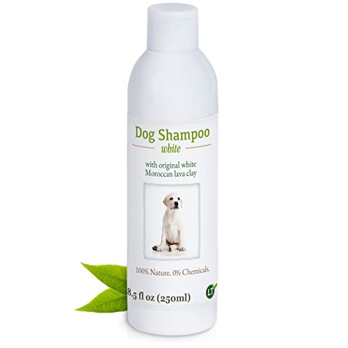 MD10 Hundeshampoo Für Weißes Fell – Gegen Geruch & Juckreiz, Vegan, Biologisch Abbaubar, 300 Ml, Für Spanischer Wasserhund & Sensible Haut