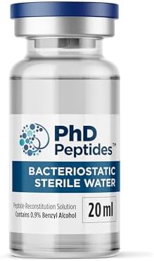 Bakteriostatisches Sterilwasser - 20 ml - Lösung zur Peptid-Rekonstitution - Bac Wasser