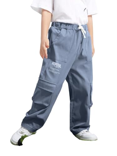 Image of TAGAS Boys Boys Side Pocket Cargo Pant || Cargo Pants|| Regular Slim Cargo for Kids ||Relaxed Trouser ||Pant for Boys ||Boy Loose Comfortable Cargo ||Boys Joggers||