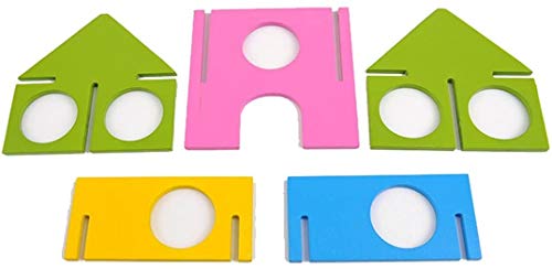 Litewoo Hamster Wooden Tunnel Toy Exercise House Funny Seesaw Hideaway Grinding Teeth For Small Pets Chinchilla Gerbil Rat Mouse Guinea Pig Intelligence Toy #TOP5