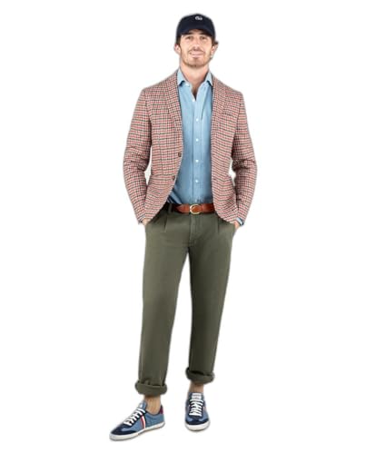 El Ganso Pantalón Chino Pinza Verde
