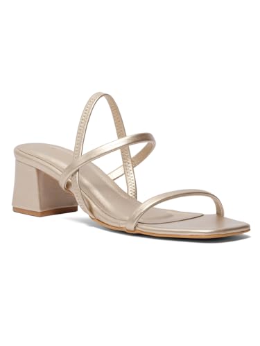 Image of ERIDANI Amaris Strappy Heels |Trendy Lightweight Durable Fashion Elegant Modern Design |Perfect Fit Soft Feel