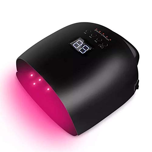 UV-Lampe für Nägel Nagellampe für Tischnagel Wireless Gel Polish Trockner Nagellampe Rotes Licht UV-Aushärtung Licht…