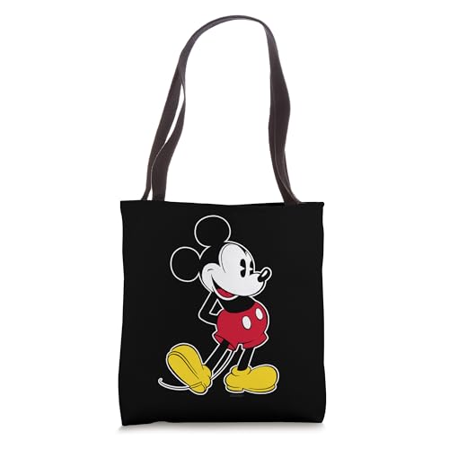 Tote Bag Mickey Mouse noir le sac en toile idéal pour le shopping