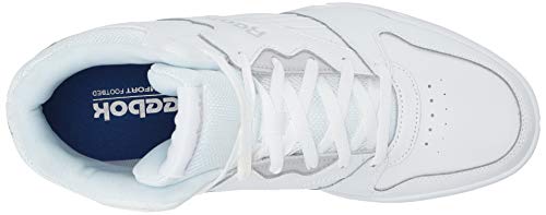 Reebok Men's Bb4500 Hi 2 Sneaker, White/Light Solid Grey, 10 Wide #TOP4