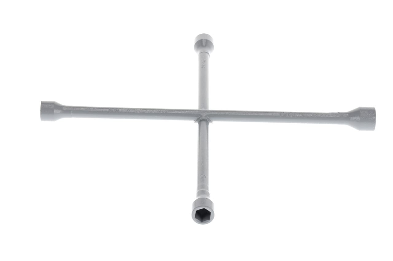GEDORE Llave tipo cruz, Para automóvil, Anchos de llave 17 x 19 x 21 mm x 11/16" mm, Llave en cruz para ruedas, Cambio de neumáticos coche, Herramienta, 28 PU