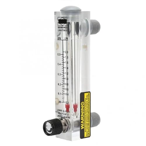 Débitmètre acrylique 0.5-5 GPM LZM-15T pour réguler le débit d'eau