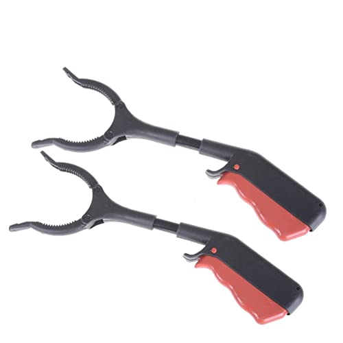 ZZDZW 2 Paquetes Pinzas Extensibles Niños,Pinza pequeña Alcanzar Objetos Herramienta de Captura Brazo Más Largo para Recoger Basura, para los Viejos, Discapacitados y Trabajadores Sanitarios