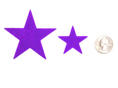 Image of Playfully Ever After 1.5 and 3 inch Combo Size Felt Star Stickers 46pc (Misc Color Pack)