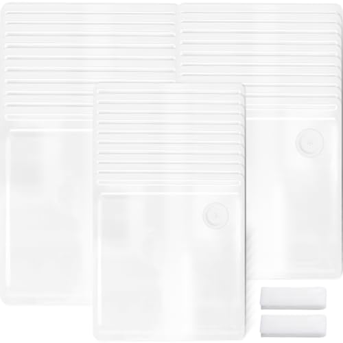 Image of Higfra Sous Vide Bags 30 Pcs & 2 Seal Clips, Upgraded Valve Reusable BPA Free Vacuum Sealer Bags Vacuum Food Storage Bags for Cooking, Food Storage, Microwave Heating