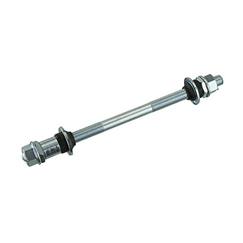 Fenix 10 Speed Bike Rear Hub Axle 3-8 x 185mm long, Various Colors (Chrome)